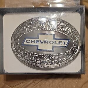 Chevrolet Silver Belt Buckle